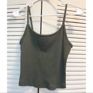 Wild Fable Olive Green Cropped Tank
